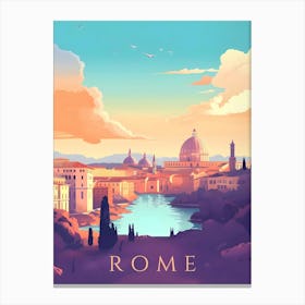 Rome Italy Travel Canvas Print