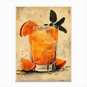 Orange Drink 30 Canvas Print