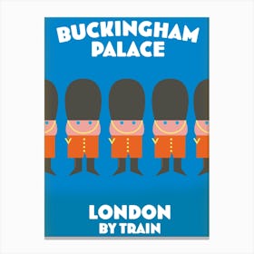 Buckingham Palace London By Train  Canvas Print