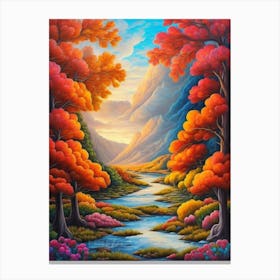 Autumn In The Mountains Canvas Print