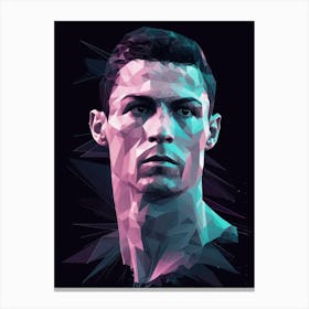 Cristiano Ronaldo Portrait Canvas Print