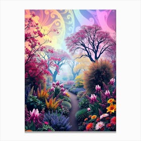 Garden Of Flowers 1 Canvas Print