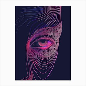 Eye Of The Wolf 1 Canvas Print