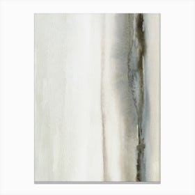 Green Beige Abstract Canvas Print