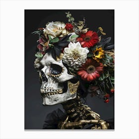 Day Of The Dead Skull Canvas Print