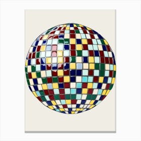 Mosaic Ball 3 Canvas Print