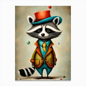 Raccoon Canvas Print