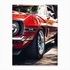 Close Of American Muscle Car 014 Canvas Print