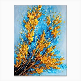 Golden Branches Canvas Print