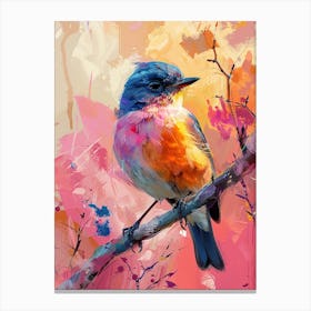 Bird On A Branch 3 Canvas Print