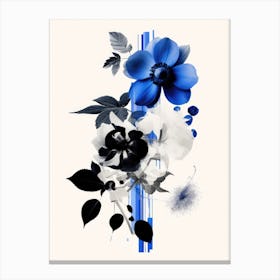 Blue Flowers 48 Canvas Print