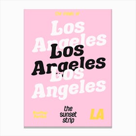 Los Angeles 2 Canvas Print