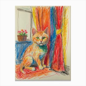 Orange Tabby Cat 2 Canvas Print