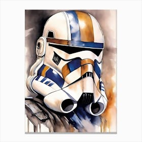 Captain Rex Star Wars Painting (25) Canvas Print