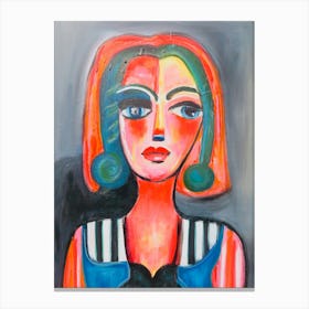 La Femme Francoise Canvas Print