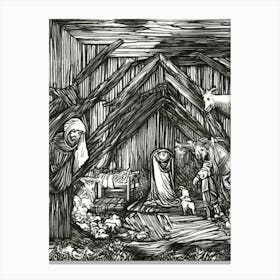 Nativity Scene 26 Canvas Print