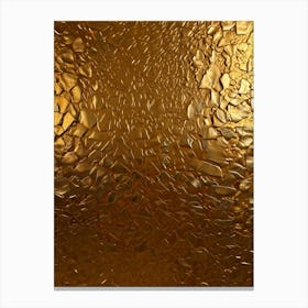 Gold Textured Background Canvas Print