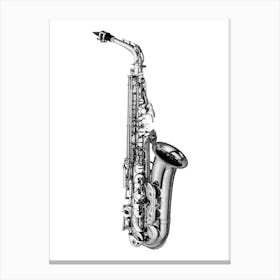 Saxophone Canvas Print