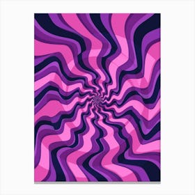 Psychedelic Spiral Canvas Print