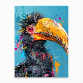 Horned Toucan Canvas Print