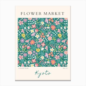 Flower Market 30 Canvas Print