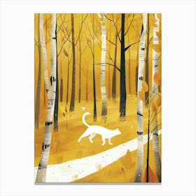 Cat In The Woods 2 Canvas Print