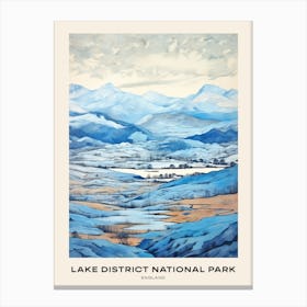 Lake District National Park England 1 Poster Canvas Print