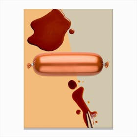 Wurst Sushi Canvas Print