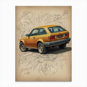 Bmw E30 Canvas Print