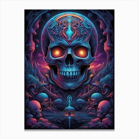 Skulls And Skeletons 1 Canvas Print