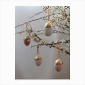 Easter Acorns Canvas Print