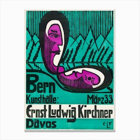 Poster For Bern Canvas Print