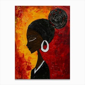 African American Woman 12 Canvas Print