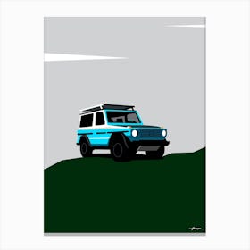 1987 Mercedes G Wagon -classic sky retro Canvas Print