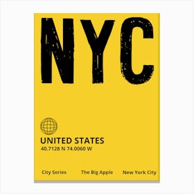 Nyc CITY Canvas Print