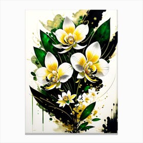 White Orchids 2 Canvas Print