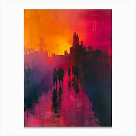 Edinburgh Sunset Canvas Print