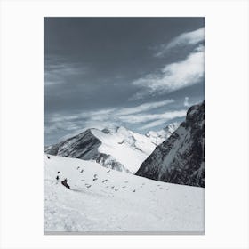 Snow On The Austrian Alps Ii Canvas Print