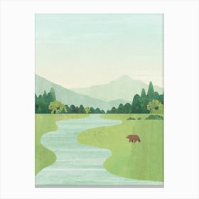 The Bear Canvas Print