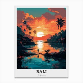 Bali Sunset Travel Canvas Print