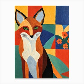 Color Fox Canvas Print