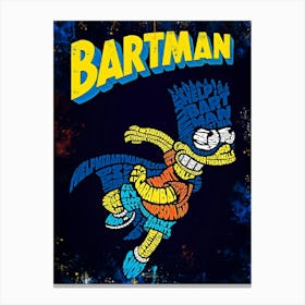 Bartman simpsons Canvas Print