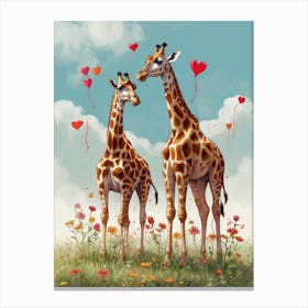 Giraffes Canvas Print Canvas Print