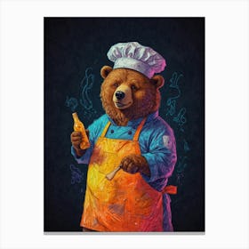 Chef Bear 1 Canvas Print