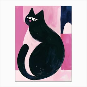 Black Cat 38 Canvas Print