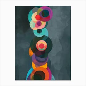 Abstract Circles 34 Canvas Print