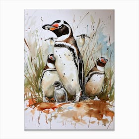 Humboldt Penguin Petermann Island Watercolour Painting Paint F18fd96f 9327 43b5 A87d Fe01524abddc 3 Canvas Print