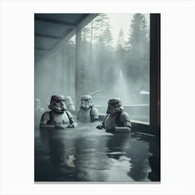 Star Wars Stormtroopers Spa Canvas Print