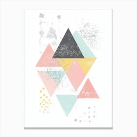 Abstract Triangles Canvas Print Canvas Print