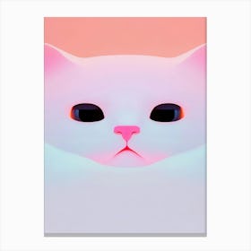 Cat With Eyes Leinwandbild